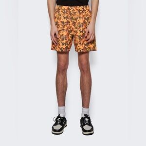 PURPLE BRAND - P504 ALL-AROUND SHORTS ORANGE DUCK CAMOUFLAGE - Sold Out Design